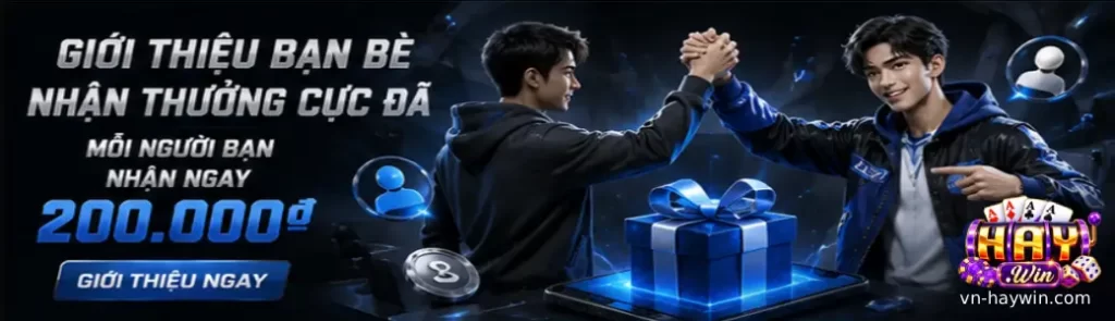 Banner HAYWIN giới thiệu thương hiệu và không gian trò chơi trực tuyến